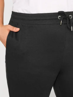 Yours Curve Black Straight Leg Joggers Sale