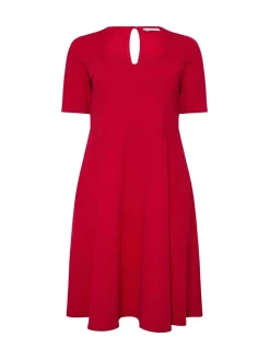 Yours Curve Red London Panelled Skater Dress Outlet